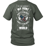 My Aunt the Mechanic (backside design)