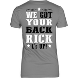 We Got Your Back Rick! - Shoppzee