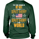 Deputy Sheriff Wife (backside design) - Shoppzee