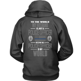 Police Officer Husband Is My World (2 sided design)