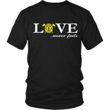 Firefighter Love Never Fails T Shirt