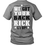 We Got Your Back Rick! - Shoppzee