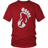 Bigfoot and a Big Foot on Front of Shirt - Shoppzee