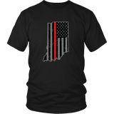 Indiana Firefighter Thin Red Line