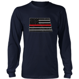 North Dakota Firefighter Thin Red Line