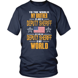 Deputy Sheriff Brother (front side design only) - Shoppzee