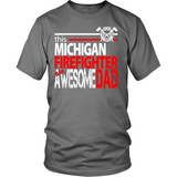 Awesome Michigan Firefighter Dad - Shoppzee