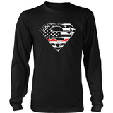 Firefighter Thin Red Line American Superhero