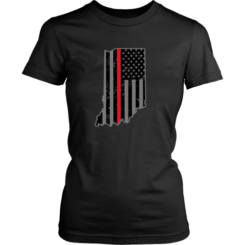 Indiana Firefighter Thin Red Line