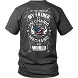 My Father the Mechanic (backside design)