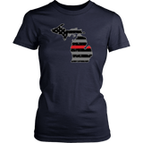 Michigan Firefighter Thin Red Line