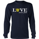 Firefighter Love Never Fails T Shirt