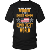 Deputy Sheriff Daughter (front design) - Shoppzee