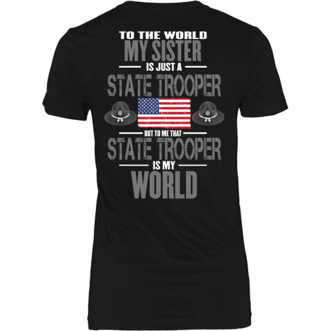 State Trooper Sister (backside design)