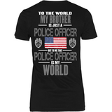 Brother Police Officer (backside design) - Shoppzee