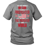 My Firefighter Son Firefighter Thin Red Line Firefighter Support