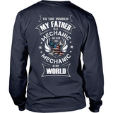 My Father the Mechanic (backside design)