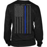 Thin Blue Line Protect Serve & Honor