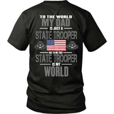 State Trooper Dad (backside design only)