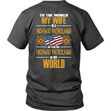 Wife Highway Patrolman (backside design) - Shoppzee