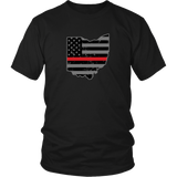 Ohio Firefighter Thin Red Line