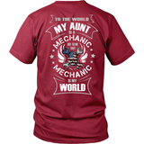 My Aunt the Mechanic (backside design)