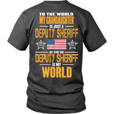 Grandaughter Deputy Sheriff (backside design)