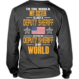 Sister Sheriff Deputy (backside design)