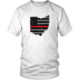 Ohio Firefighter Thin Red Line