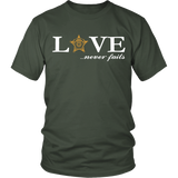 Deputy Sheriff Love Never Fails Valentines T Shirt - Shoppzee
