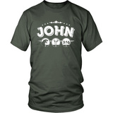 John Cougar John Deere John 3:16