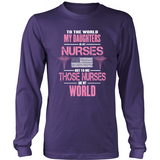 Daughters (Plural) Nurses Are My World (frontside design) - Shoppzee