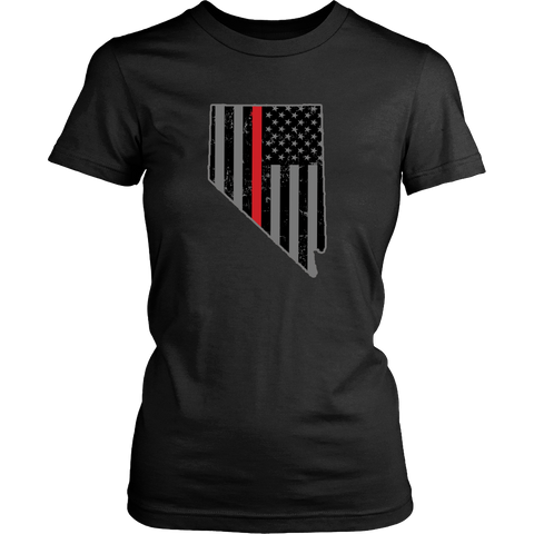 Nevada Firefighter Thin Red Line