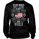 Son The Correctional Officer (backside design