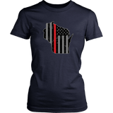 Wisconsin Firefighter Thin Red Line - Shoppzee