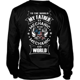 My Father the Mechanic (backside design)