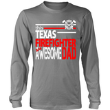 Awesome Texas Firefighter Dad - Shoppzee