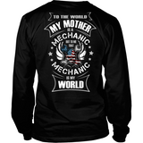 My Mother the Mechanic (back design)