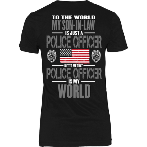 Police Officer Son-In-Law (backside design only)