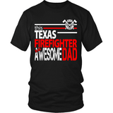 Awesome Texas Firefighter Dad - Shoppzee