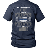 Blue Lives Matter Wife #2-twosides - Shoppzee