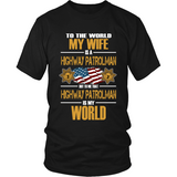 Wife Highway Patrolman (frontside design) - Shoppzee