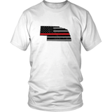 Nebraska Firefighter Thin Red Line